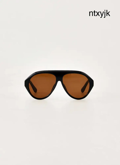 Charged Up Sunglasses - Black - Black / One Size - Sunglasses
