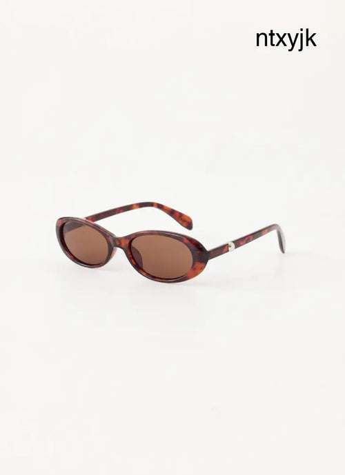 Contrast Sunglasses - Tort - Tort / One Size - Sunglasses