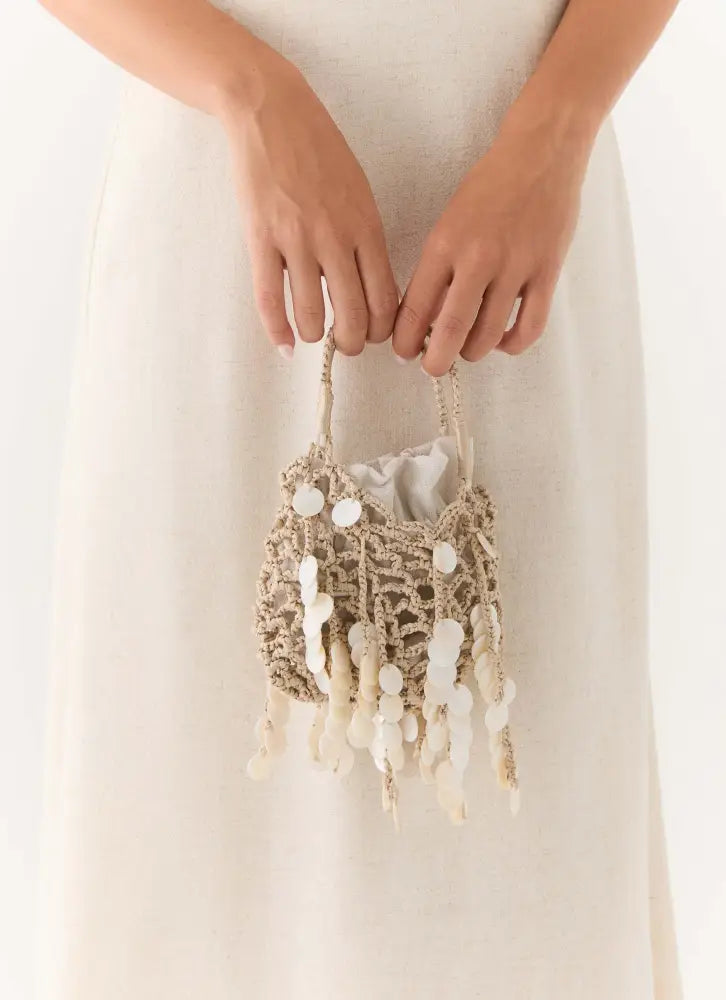 Deep Sea Kisses Bag - Cream - Cream / One Size - Bags & Wallets