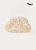 Genevieve Clutch Bag - Ivory - Ivory / One Size - Bags