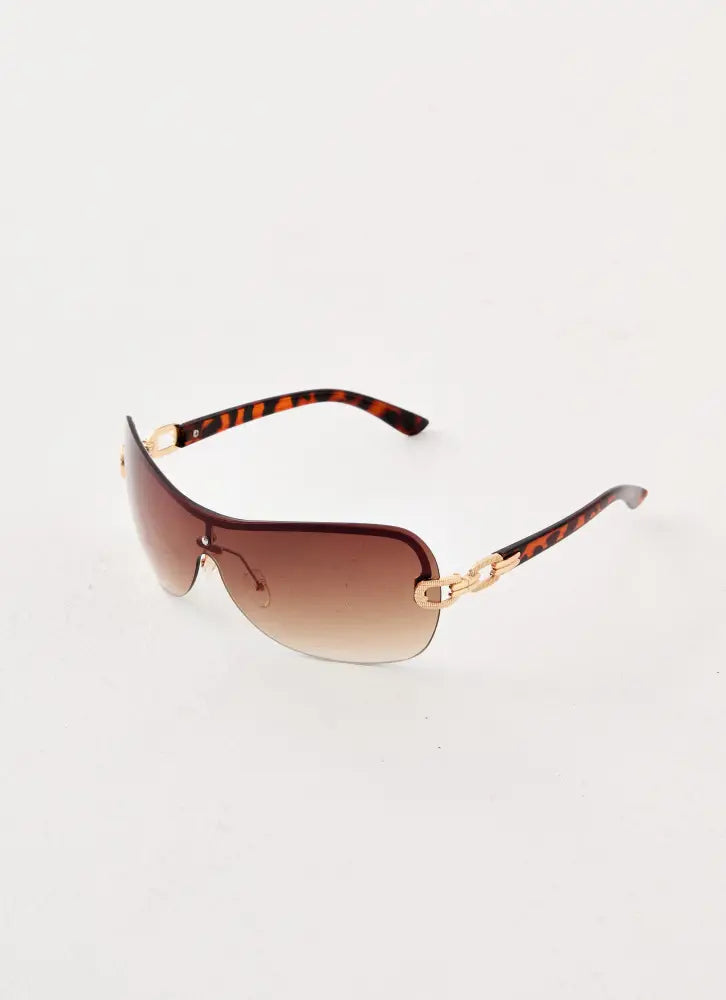 Smoked Amber Sunglasses - Brown - Brown / One Size - Sunglasses
