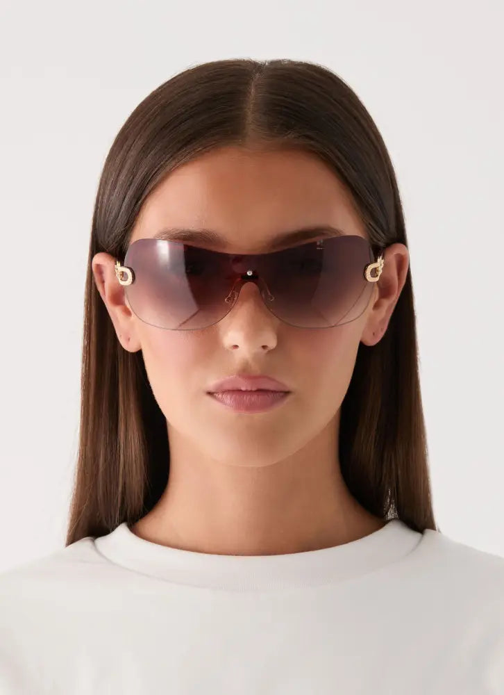 Smoked Amber Sunglasses - Brown - Brown / One Size - Sunglasses