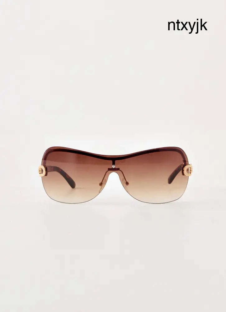 Smoked Amber Sunglasses - Brown - Brown / One Size - Sunglasses