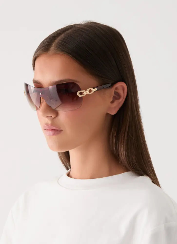 Smoked Amber Sunglasses - Brown - Brown / One Size - Sunglasses