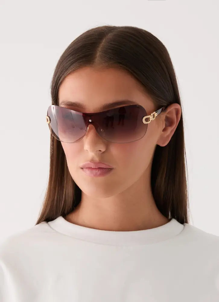 Smoked Amber Sunglasses - Brown - Brown / One Size - Sunglasses