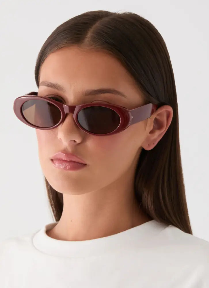 Trouble Maker Sunglasses - Red - Red / One Size - Sunglasses