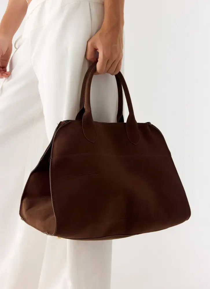 Twilight Drift Faux Suede Bag - Espresso - Espresso / One Size - Bags & Wallets